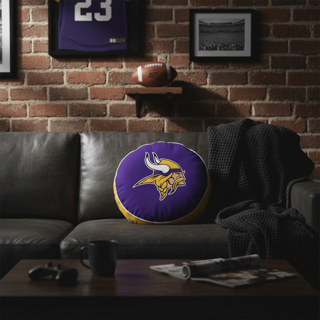 NFL Minnesota Vikings - Cloud Soft "Puff" Pillow - Fan Trendz