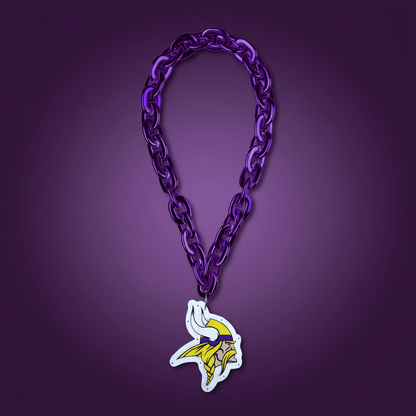 NFL Minnesota Vikings, Light up Big Logo Fan Chain - Officially Licensed My Store Fan Gear - Apparel category - Fan Trendz