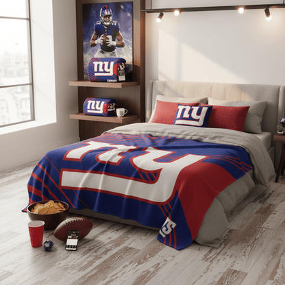 NFL New York Giants 60 x 80" Plush Blanket - Officially Licensed My Store Fan Gear - Apparel category - Fan Trendz