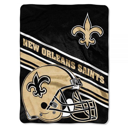 NFL Orleans Saints 60 x 80" Plush Blanket - Officially Licensed My Store Fan Gear - Apparel category - Fan Trendz