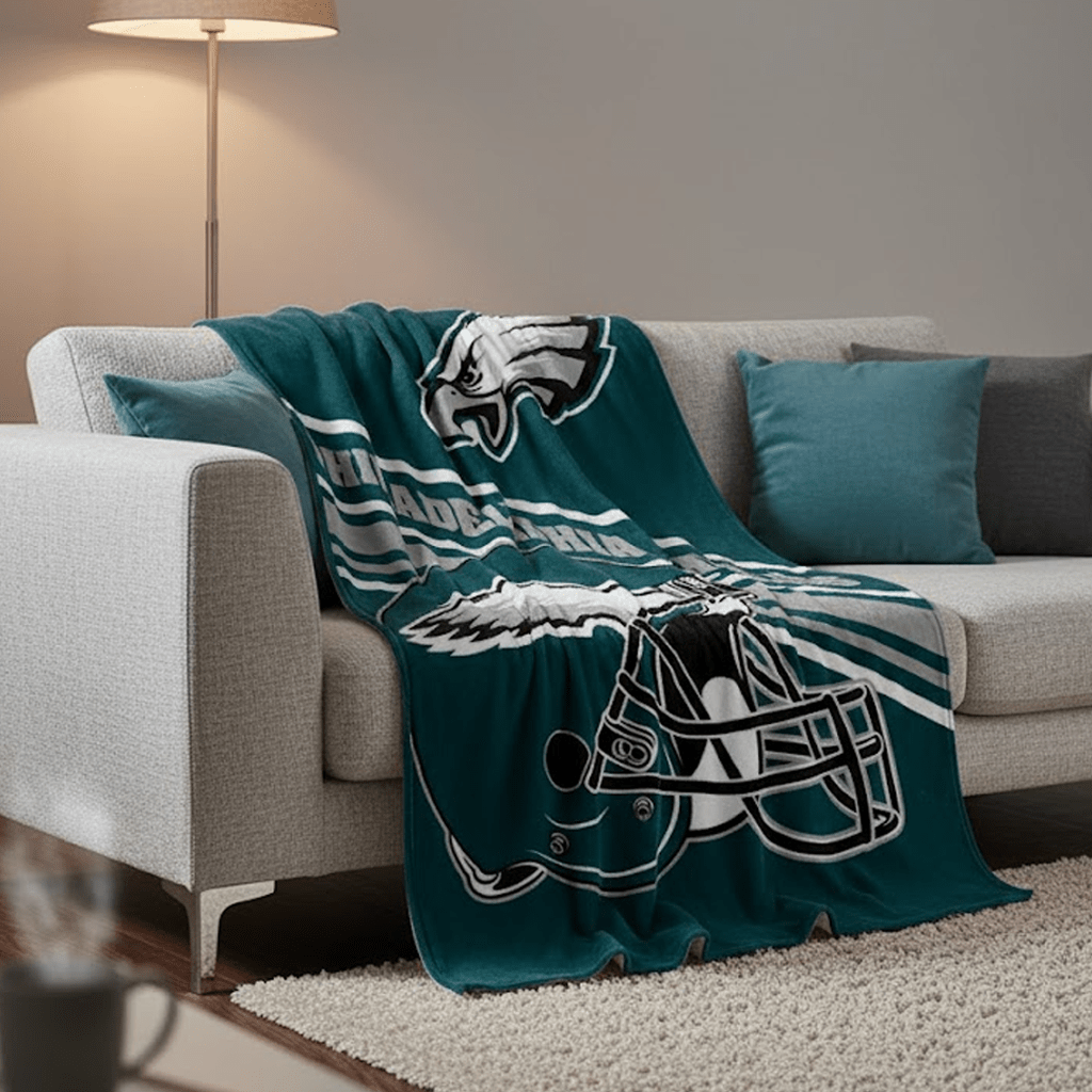 NFL Philadelphia Eagles 60 x 80" Plush Blanket - Officially Licensed My Store Fan Gear - Apparel category - Fan Trendz