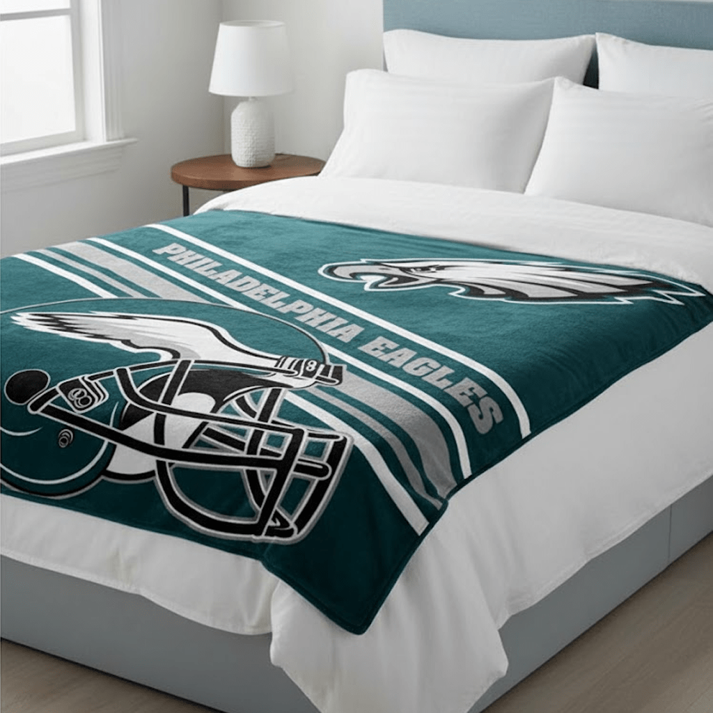 NFL Philadelphia Eagles 60 x 80" Plush Blanket - Officially Licensed My Store Fan Gear - Apparel category - Fan Trendz