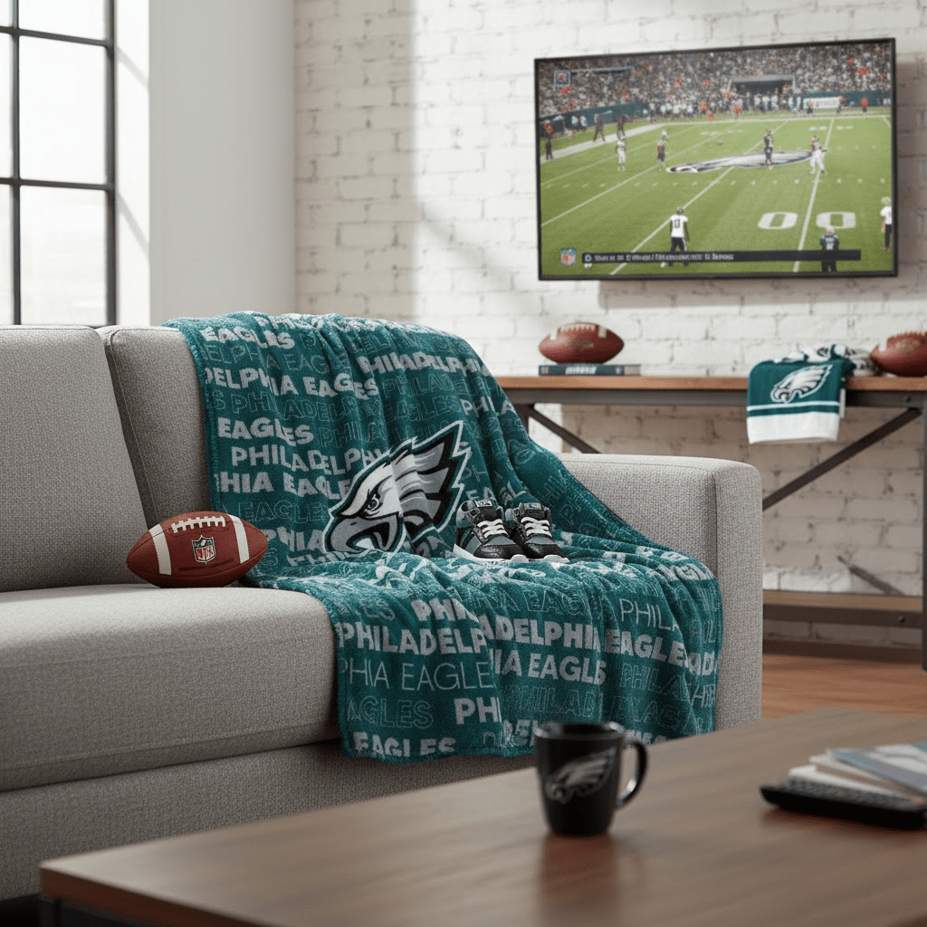NFL Philadelphia Eagles Micro Plush Blanket - Officially Licensed My Store Fan Gear - Apparel category - Fan Trendz