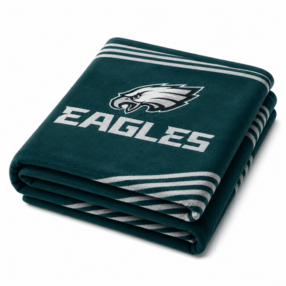 NFL Philadelphia Eagles Queen Size Plush Blanket - Officially Licensed My Store Fan Gear - Apparel category - Fan Trendz