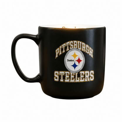 NFL Pittsburgh Steelers 15oz 'Stripe' Ceramic Mug - Officially Licensed My Store Fan Gear - Apparel category - Fan Trendz