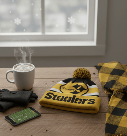 NFL Pittsburgh Steelers, Ball Ornament with Beanie Inside - Officially Licensed My Store Fan Gear - Apparel category - Fan Trendz