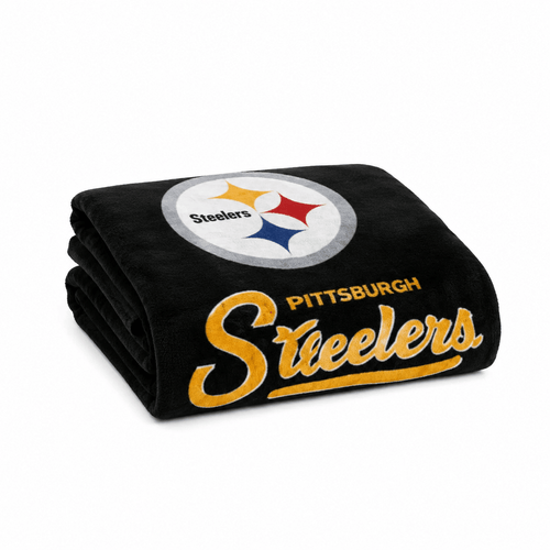 NFL Pittsburgh Steelers Plush Throw Blanket - Officially Licensed My Store Fan Gear - Apparel category - Fan Trendz