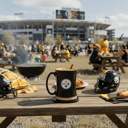 NFL Pittsburgh Steelers Team Color 14oz Embossed Ceramic Relief Mug - Officially Licensed My Store Fan Gear - Apparel category - Fan Trendz