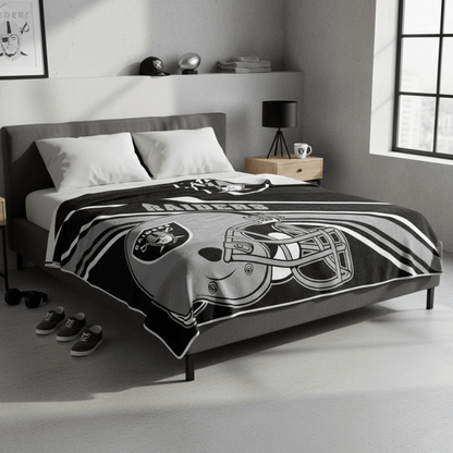NFL Raiders 60x80" Plush Blanket - Fan Trendz