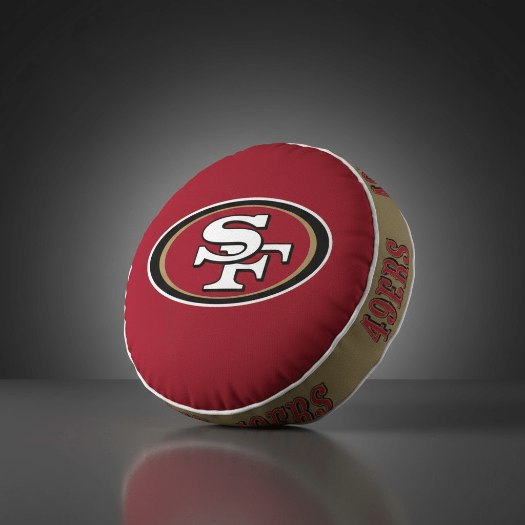 NFL San Francisco 49ers - Cloud Soft "Puff" Pillow - Officially Licensed My Store Fan Gear - Apparel category - Fan Trendz