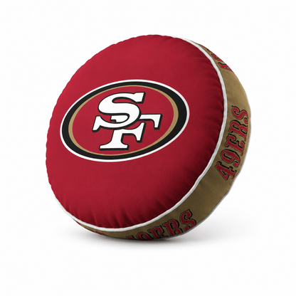NFL San Francisco 49ers - Cloud Soft "Puff" Pillow - Officially Licensed My Store Fan Gear - Apparel category - Fan Trendz