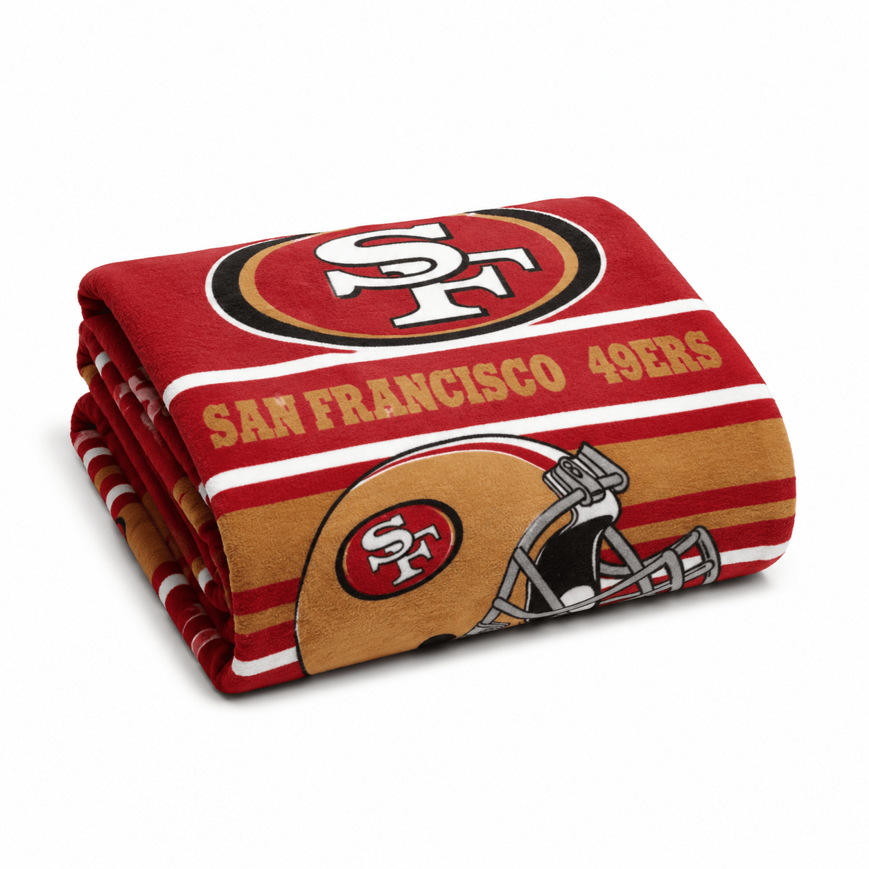 NFL San Francisco 49ers Plush Blanket - Officially Licensed My Store Fan Gear - Apparel category - Fan Trendz