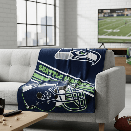 NFL Seattle Seahawks 60x80" Plush Blanket - Fan Trendz
