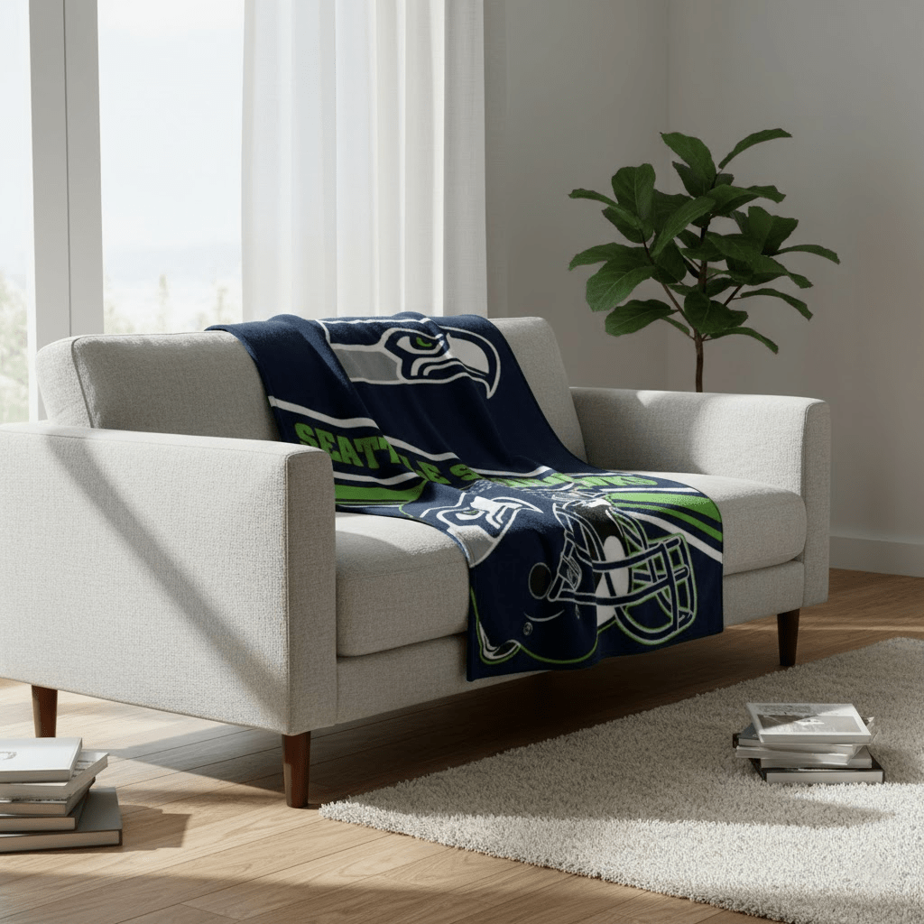 NFL Seattle Seahawks 60x80" Plush Blanket - Fan Trendz