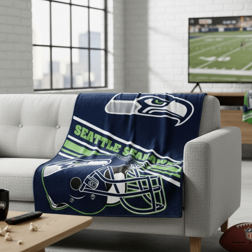 NFL Seattle Seahawks 60x80" Plush Blanket - Fan Trendz