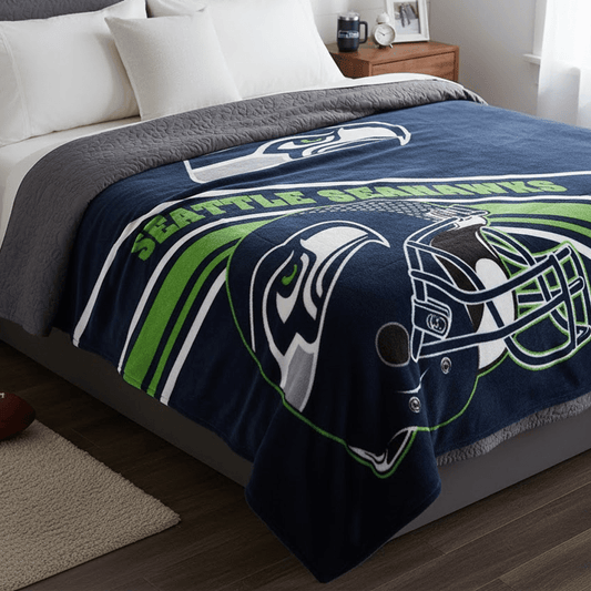 NFL Seattle Seahawks 60x80" Plush Blanket - Fan Trendz