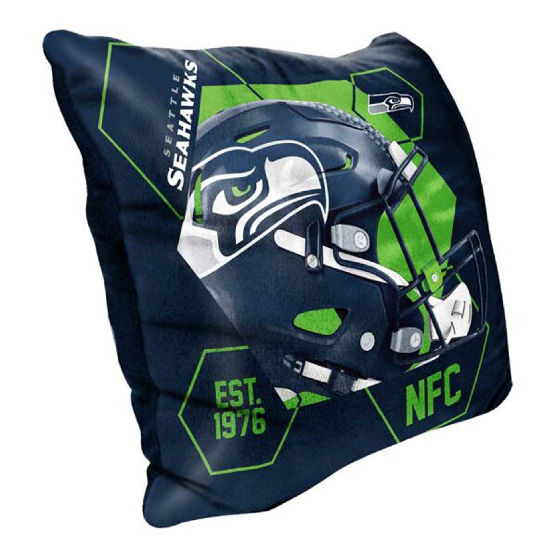 NFL Seattle Seahawks Velvet Plush 18x18" CUSHION - Fan Trendz