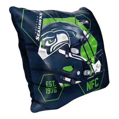 NFL Seattle Seahawks Velvet Plush 18x18" CUSHION - Fan Trendz