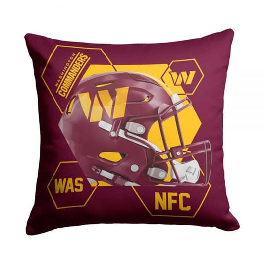 NFL Washington Commanders Velvet Plush 18x18" CUSHION - Officially Licensed My Store Fan Gear - Apparel category - Fan Trendz