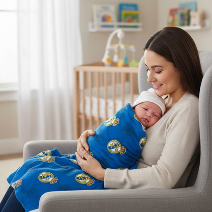 Real Madrid Reversible Blanket baby size - Officially Licensed My Store Fan Gear - Apparel category - Fan Trendz