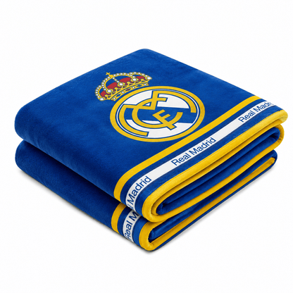 Real Madrid Reversible Blanket baby size - Officially Licensed My Store Fan Gear - Apparel category - Fan Trendz