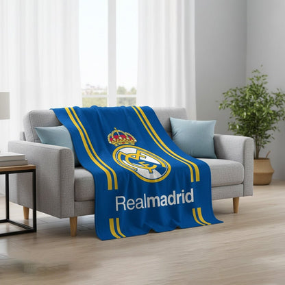 Real Madrid Reversible Blanket twin size - Officially Licensed My Store Fan Gear - Apparel category - Fan Trendz