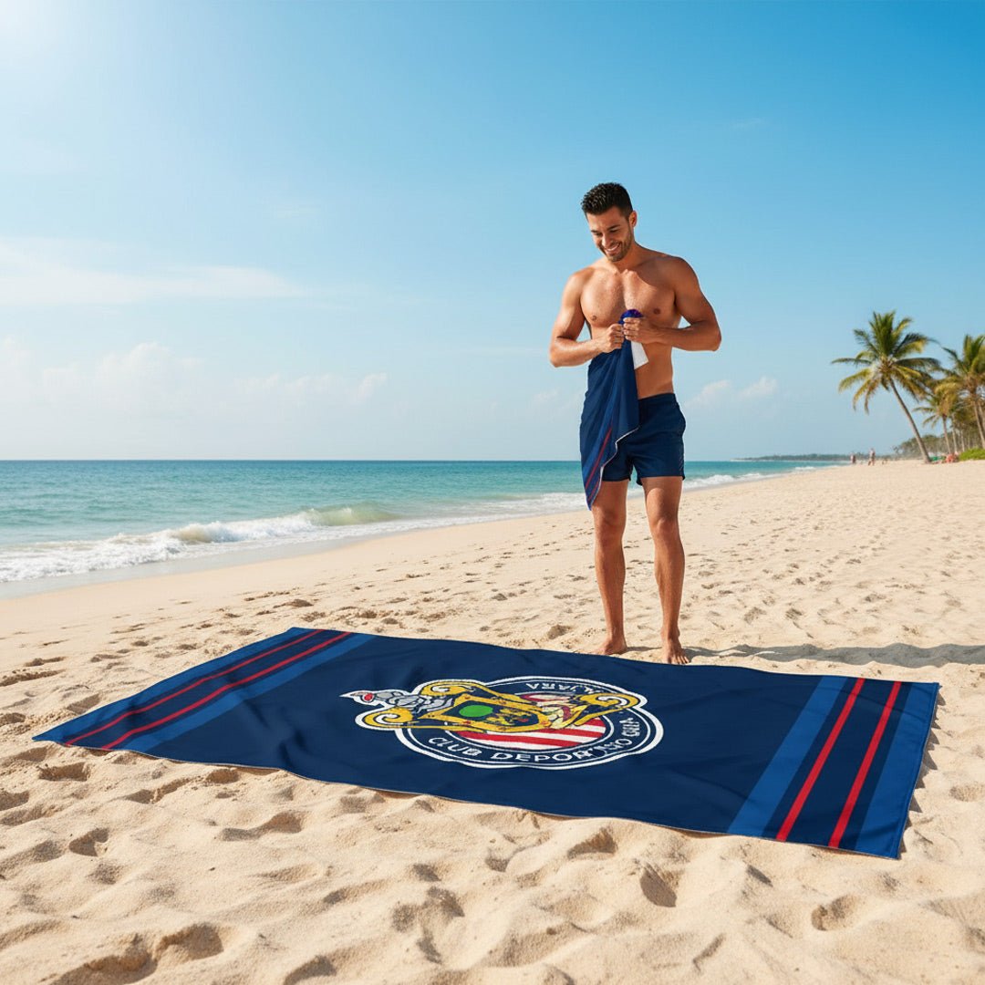 Soccer Chivas, Defender, 30x60" Beach Towel - Officially Licensed My Store Fan Gear - Apparel category - Fan Trendz