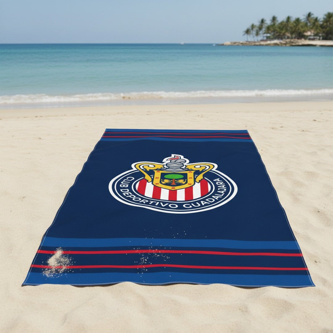 Soccer Chivas, Defender, 30x60" Beach Towel - Officially Licensed My Store Fan Gear - Apparel category - Fan Trendz