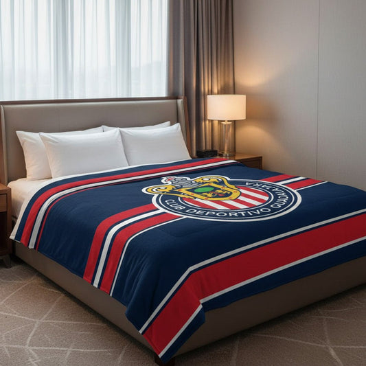 Soccer Chivas King Size Cloud Reversible Blanket - Officially Licensed My Store Fan Gear - Apparel category - Fan Trendz