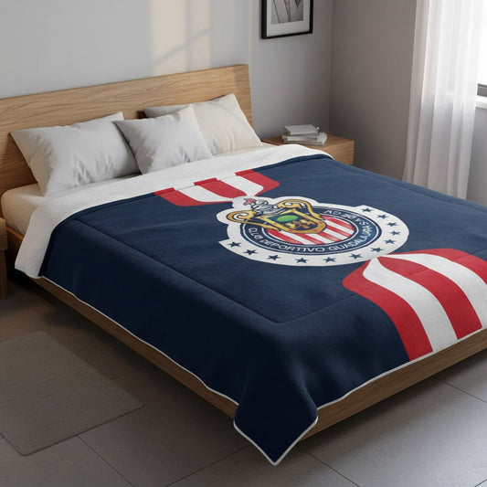 Soccer Chivas Plush Blanket King Size - Officially Licensed My Store Fan Gear - Apparel category - Fan Trendz