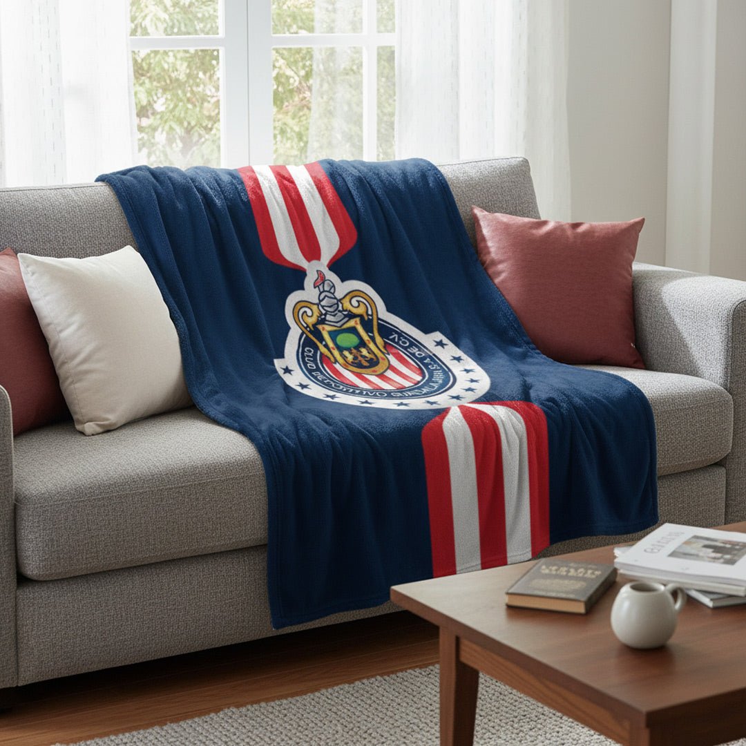 Soccer Chivas Plush Blanket King Size - Officially Licensed My Store Fan Gear - Apparel category - Fan Trendz