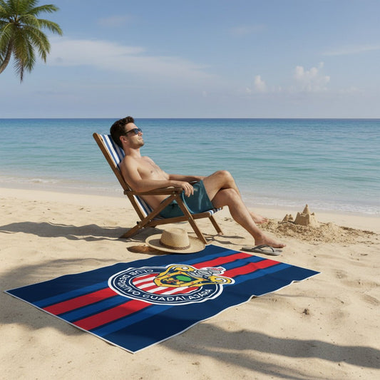 Soccer Chivas, Runaway, 30x60" Beach Towel - Officially Licensed My Store Fan Gear - Apparel category - Fan Trendz