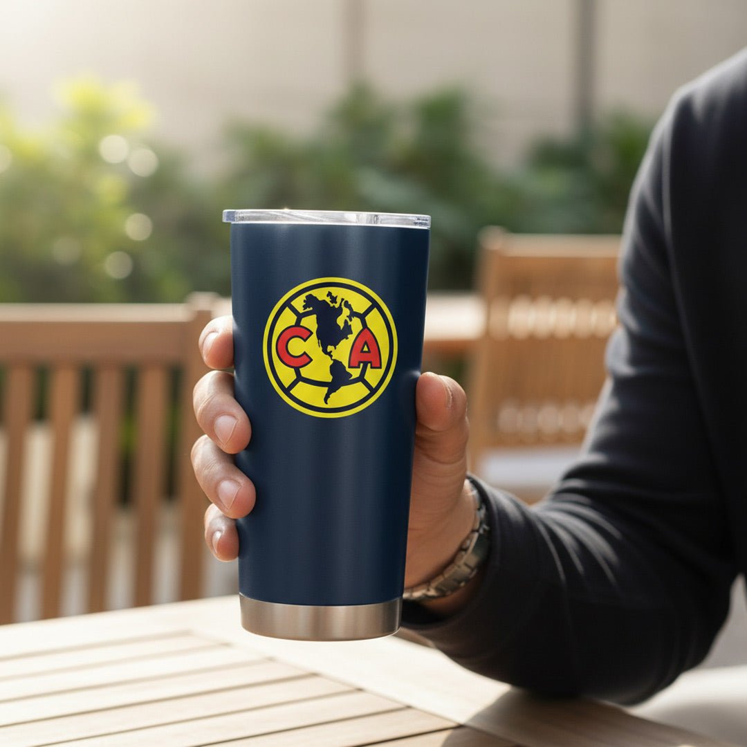 Soccer Club America - 20 oz Gameday Stainless Steel Tumbler - Officially Licensed My Store Fan Gear - Apparel category - Fan Trendz