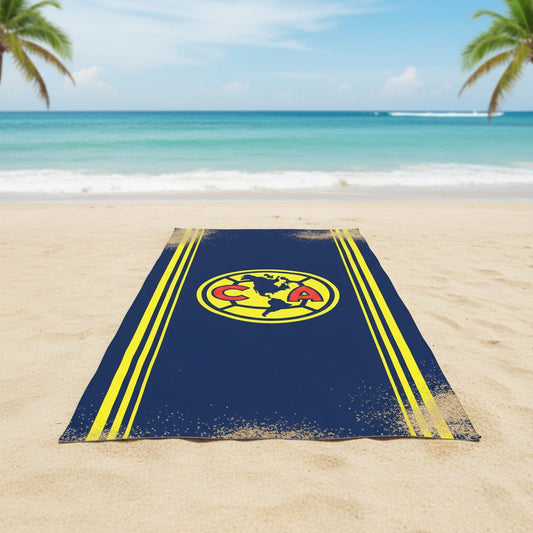 Soccer Club America 34x64" Oversized Beach Towel - Officially Licensed My Store Fan Gear - Apparel category - Fan Trendz