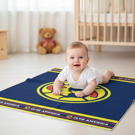 Soccer Club America Baby Reversible Blanket - Officially Licensed My Store Fan Gear - Apparel category - Fan Trendz