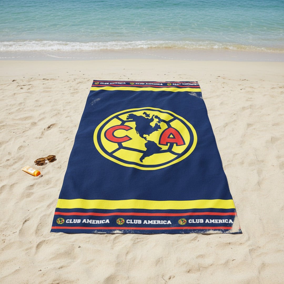 Soccer Club America, Defender, 30x60" Beach Towel - Officially Licensed My Store Fan Gear - Apparel category - Fan Trendz