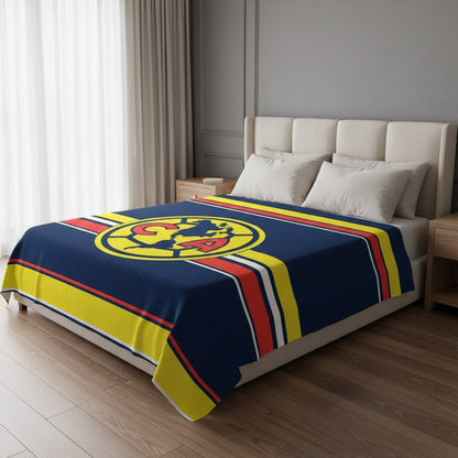 Soccer Club America King Size Reversible Blanket - Officially Licensed My Store Fan Gear - Apparel category - Fan Trendz
