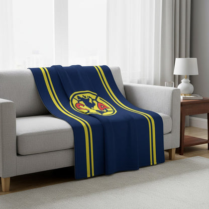 Soccer Club America Twin Reversible Blanket - Officially Licensed My Store Fan Gear - Apparel category - Fan Trendz