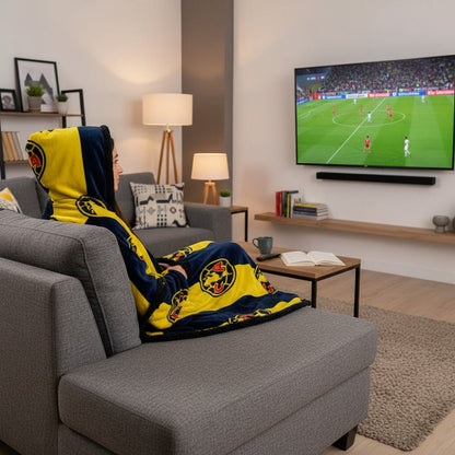 Soccer Club America, Wearable Hooded Blanket - Officially Licensed My Store Fan Gear - Apparel category - Fan Trendz