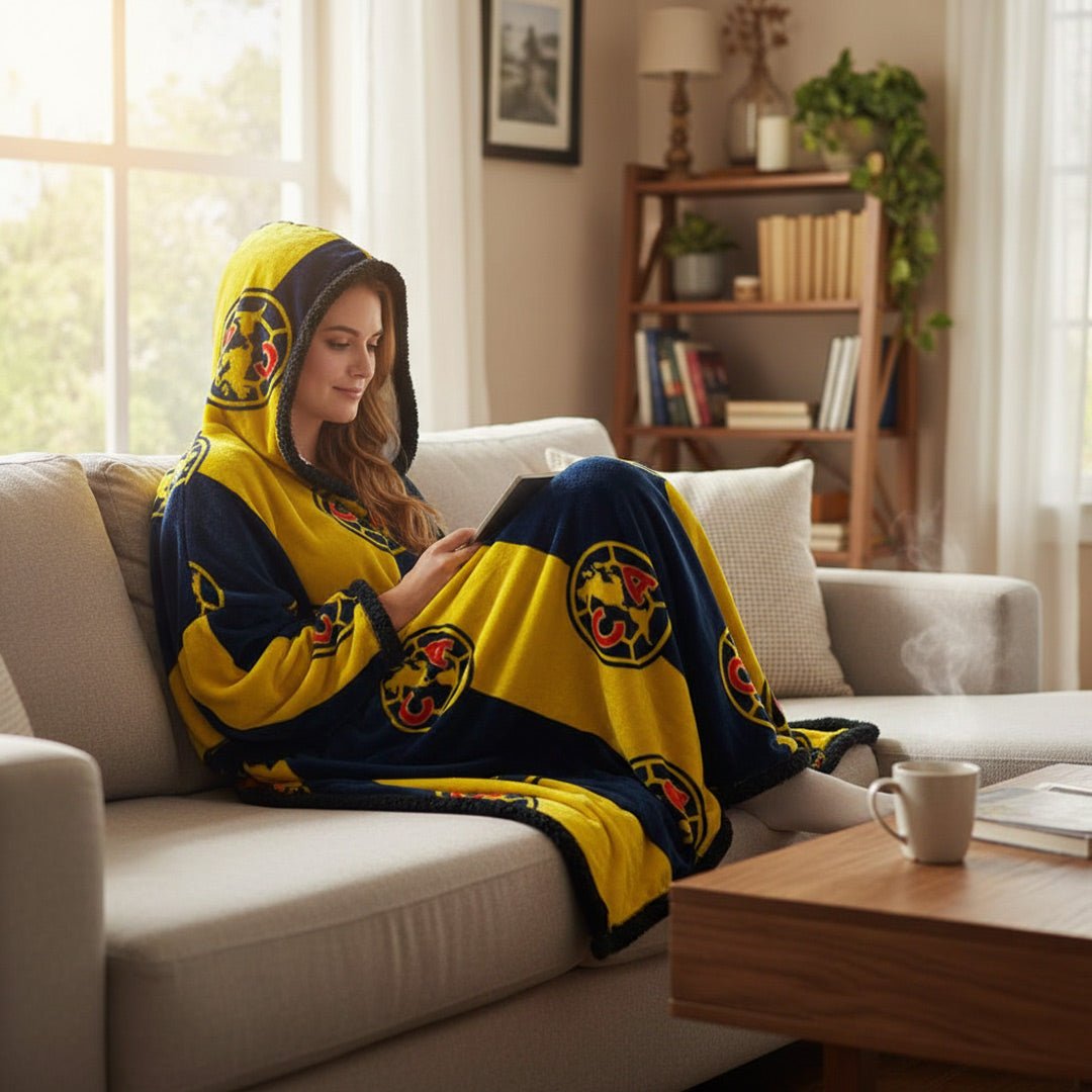 Soccer Club America, Wearable Hooded Blanket - Officially Licensed My Store Fan Gear - Apparel category - Fan Trendz