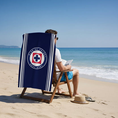 Soccer Cruz Azul, SIdeline, 34x64" Oversized Beach Towel - Officially Licensed My Store Fan Gear - Apparel category - Fan Trendz