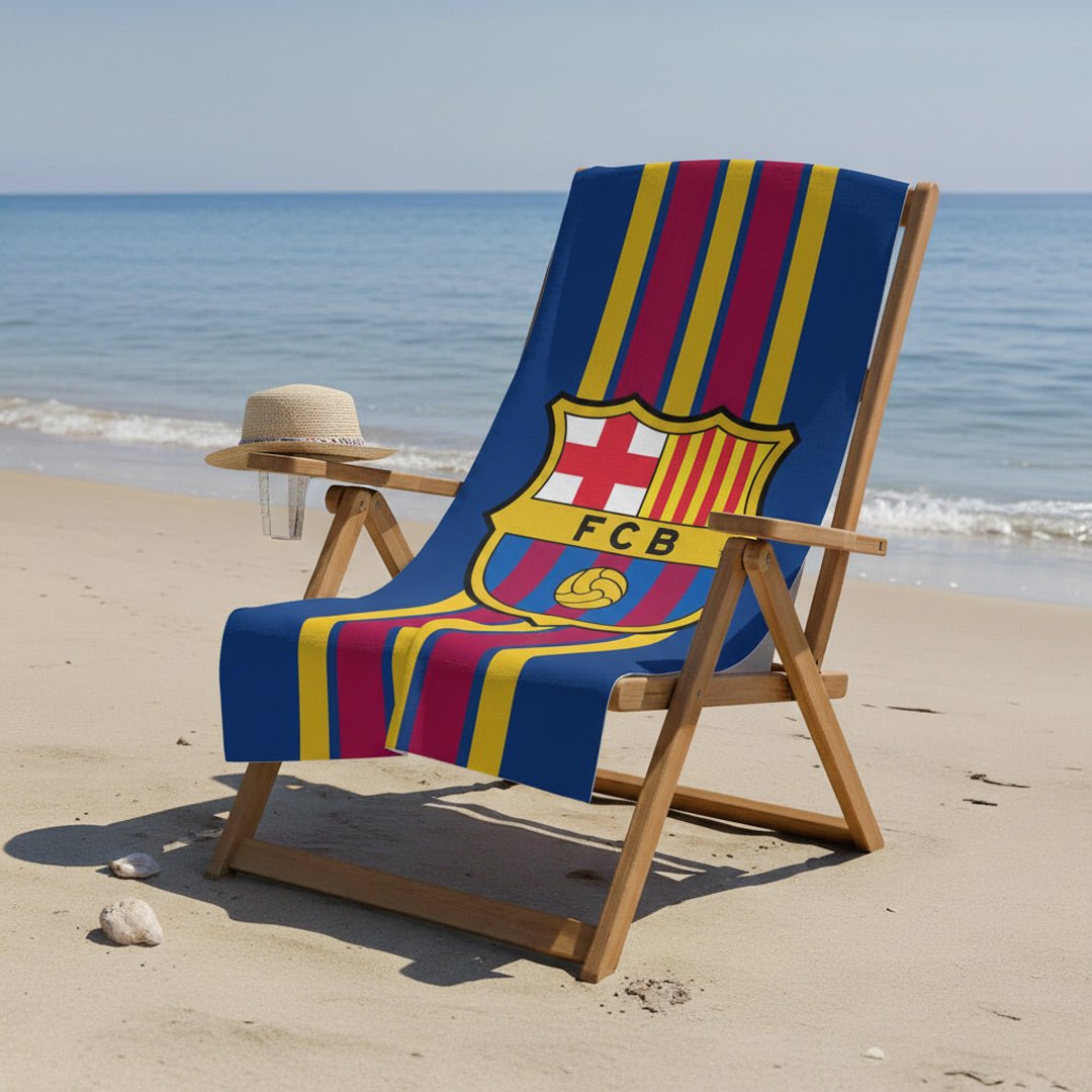 Soccer FCBarcelona, Runaway, 30x60" Beach Towel - Officially Licensed My Store Fan Gear - Apparel category - Fan Trendz