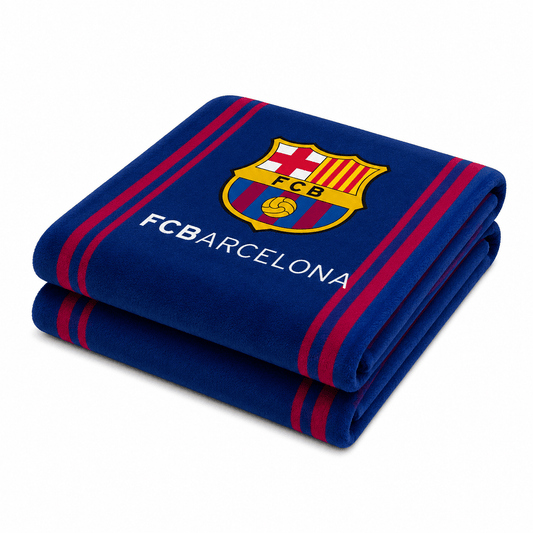 Soccer FCBarcelona, Sideline, Beach Towel - Officially Licensed My Store Fan Gear - Apparel category - Fan Trendz