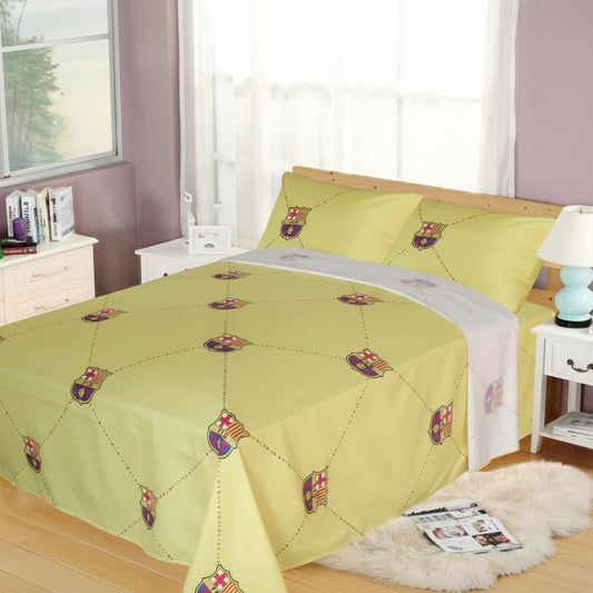 Soccer Full Size 4pc Sheet Set, FCBarcelona - Fan Trendz