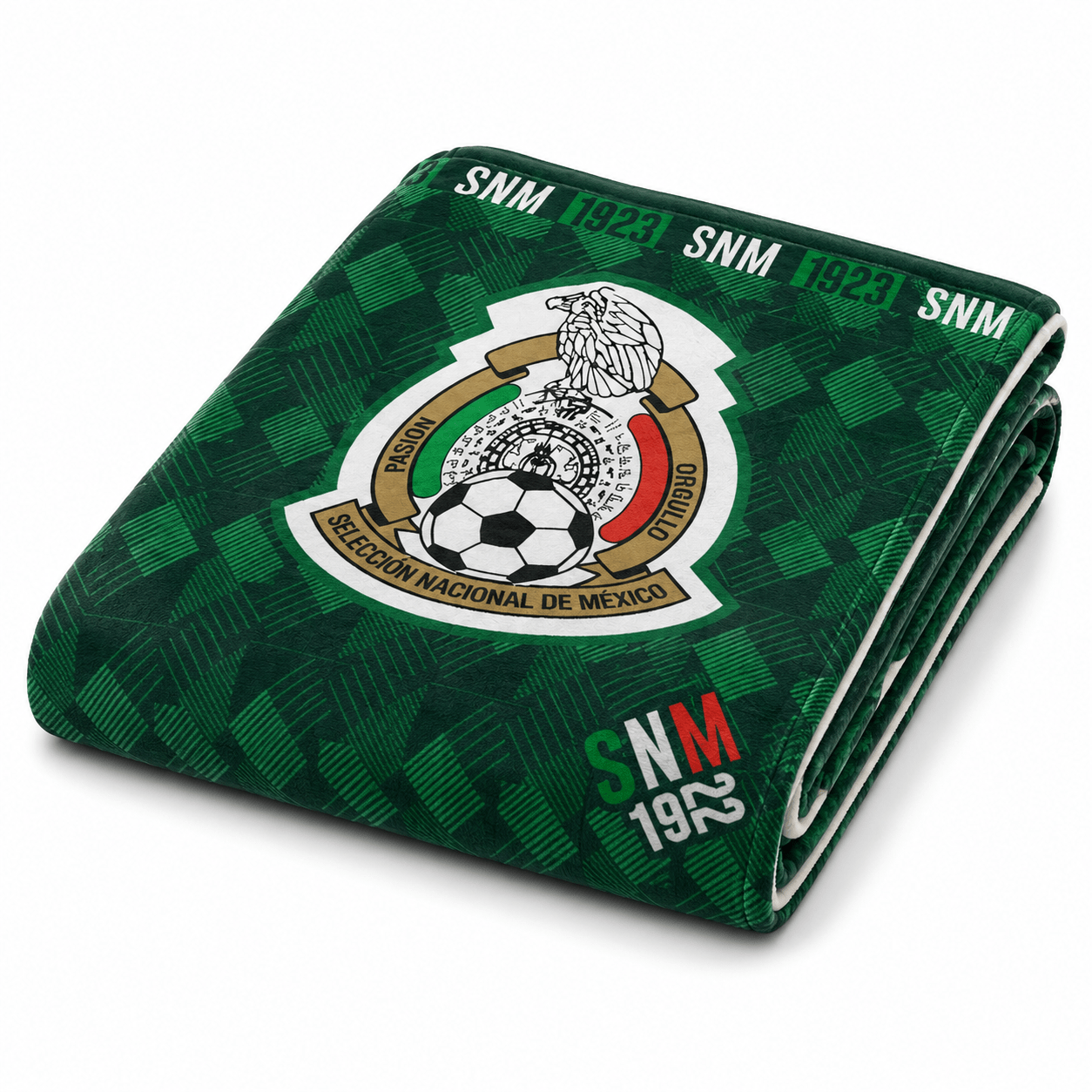 Soccer Mexico (AOP), V5 Sherpa (Borrego) Lined Throw Blanket - Officially Licensed My Store Fan Gear - Apparel category - Fan Trendz