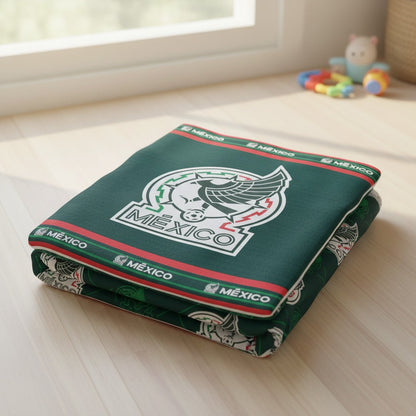 Soccer Mexico (FMF) Baby Reversible Blanket - Officially Licensed My Store Fan Gear - Apparel category - Fan Trendz