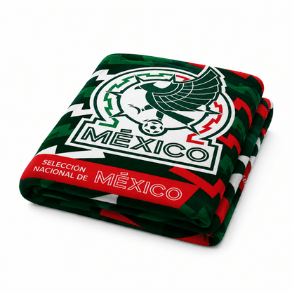 Soccer Mexico (FMF) King Plush Blanket - Officially Licensed My Store Fan Gear - Apparel category - Fan Trendz