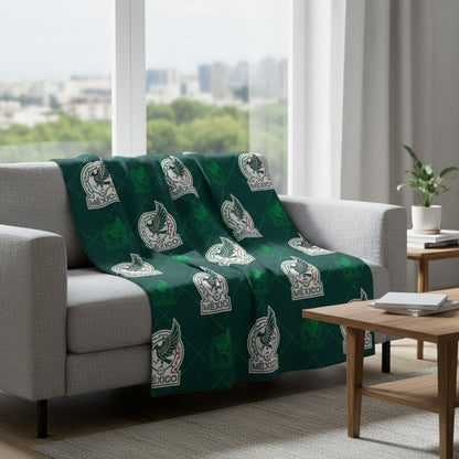 Soccer Mexico (FMF) King Size Reversible Blanket - Officially Licensed My Store Fan Gear - Apparel category - Fan Trendz