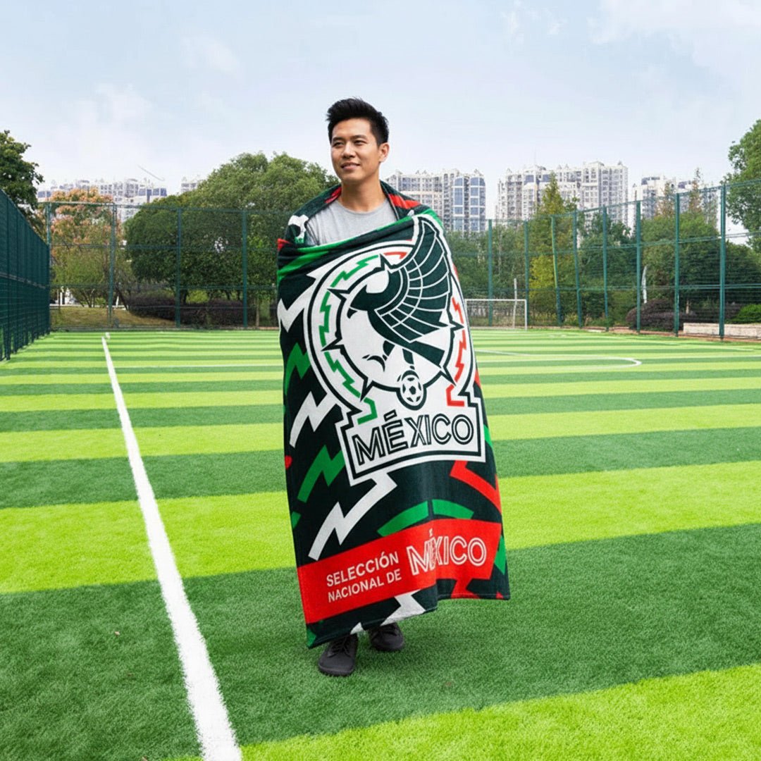 Soccer Mexico (FMF) Micro Plush Throw Blankets