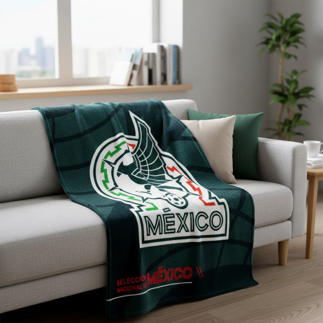 Soccer Mexico (FMF) Micro Plush Throw Blanket, 24 pcs per case 8614 - Officially Licensed My Store Fan Gear - Apparel category - Fan Trendz